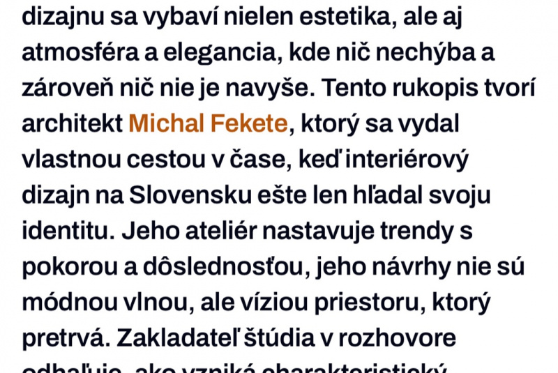 Blog / FORBES rozhovor - foto Blog / FORBES rozhovor - foto