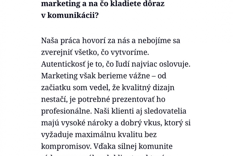  Blog / FORBES rozhovor - foto